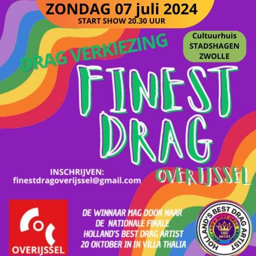 Finest Drag Overijssel op 7 juli
