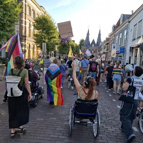 Pride walk in Kampen