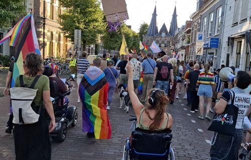 Pride walk in Kampen